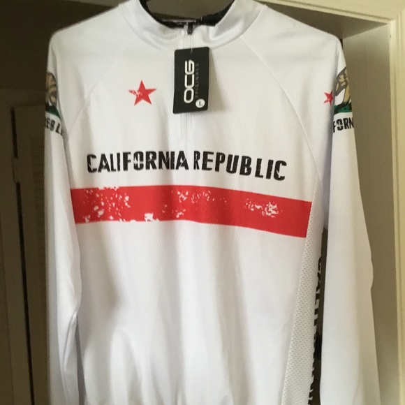 NEW WITH TAGS OCG CALIFORNIA REPUBLIC LARGE CYCLING JERSEY - Picture 1 of 4